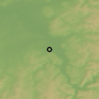 Shaded relief of the 50 km around Großostheim, drawn from the GMTED2010 grid