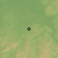 Shaded relief of the 50 km around Groß-Umstadt, drawn from the GMTED2010 grid