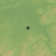 Shaded relief of the 50 km around Babenhausen, drawn from the GMTED2010 grid