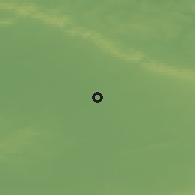 Shaded relief of the 49 km around Gütersloh, drawn from the GMTED2010 grid