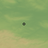 Shaded relief of the 49 km around Halberstadt, drawn from the GMTED2010 grid