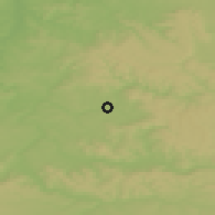 Shaded relief of the 50 km around Backnang, drawn from the GMTED2010 grid
