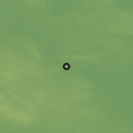 Shaded relief of the 49 km around Haldensleben, drawn from the GMTED2010 grid