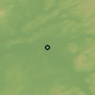 Shaded relief of the 50 km around Hanau, drawn from the GMTED2010 grid