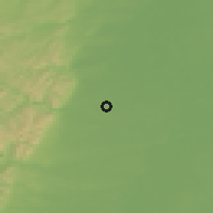 Shaded relief of the 50 km around Haßloch, drawn from the GMTED2010 grid