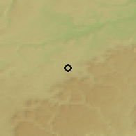 Shaded relief of the 50 km around Hechingen, drawn from the GMTED2010 grid