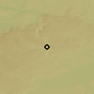 Shaded relief of the 50 km around Heidenheim, drawn from the GMTED2010 grid