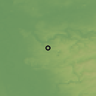 Shaded relief of the 49 km around Heiligenhaus, drawn from the GMTED2010 grid