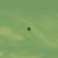 Shaded relief of the 49 km around Helmstedt, drawn from the GMTED2010 grid