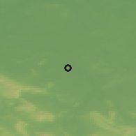 Shaded relief of the 49 km around Hemmingen, drawn from the GMTED2010 grid