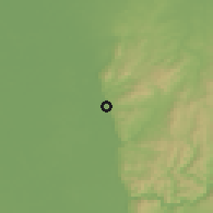 Shaded relief of the 50 km around Heppenheim, drawn from the GMTED2010 grid
