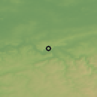 Shaded relief of the 49 km around Herdecke, drawn from the GMTED2010 grid