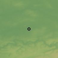 Shaded relief of the 49 km around Herne, drawn from the GMTED2010 grid