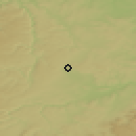 Shaded relief of the 50 km around Herrenberg, drawn from the GMTED2010 grid