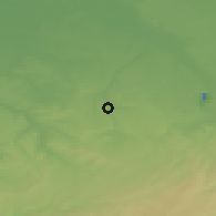 Shaded relief of the 49 km around Herzogenrath, drawn from the GMTED2010 grid
