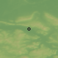 Shaded relief of the 49 km around Hessisch Oldendorf, drawn from the GMTED2010 grid