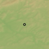 Shaded relief of the 50 km around Heusweiler, drawn from the GMTED2010 grid