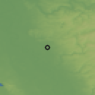 Shaded relief of the 49 km around Hilden, drawn from the GMTED2010 grid