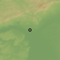 Shaded relief of the 50 km around Hochheim, drawn from the GMTED2010 grid
