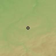 Shaded relief of the 49 km around Hohenstein-Ernstthal, drawn from the GMTED2010 grid