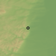 Shaded relief of the 50 km around Bad Dürkheim, drawn from the GMTED2010 grid