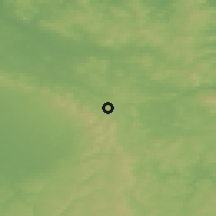 Shaded relief of the 49 km around Horn-Bad Meinberg, drawn from the GMTED2010 grid