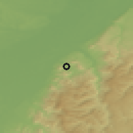 Shaded relief of the 50 km around Baden-Baden, drawn from the GMTED2010 grid