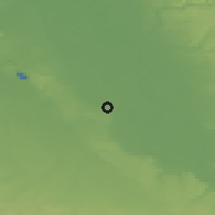 Shaded relief of the 49 km around Hürth, drawn from the GMTED2010 grid