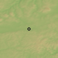 Shaded relief of the 50 km around Kaiserslautern, drawn from the GMTED2010 grid