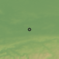 Shaded relief of the 49 km around Kamen, drawn from the GMTED2010 grid