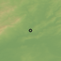 Shaded relief of the 49 km around Karben, drawn from the GMTED2010 grid