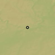 Shaded relief of the 50 km around Kelheim, drawn from the GMTED2010 grid