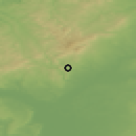 Shaded relief of the 50 km around Kelkheim, drawn from the GMTED2010 grid