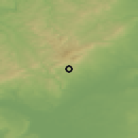 Shaded relief of the 50 km around Königstein, drawn from the GMTED2010 grid
