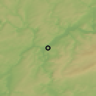Shaded relief of the 50 km around Konz, drawn from the GMTED2010 grid