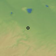 Shaded relief of the 49 km around Kreuzau, drawn from the GMTED2010 grid