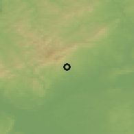 Shaded relief of the 50 km around Kronberg, drawn from the GMTED2010 grid