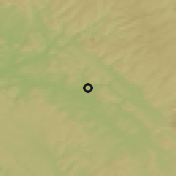 Shaded relief of the 50 km around Kulmbach, drawn from the GMTED2010 grid