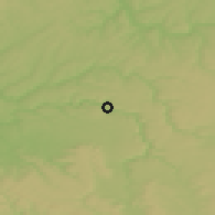 Shaded relief of the 50 km around Künzelsau, drawn from the GMTED2010 grid