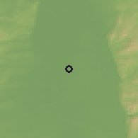 Shaded relief of the 50 km around Lampertheim, drawn from the GMTED2010 grid