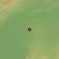 Shaded relief of the 50 km around Langen, drawn from the GMTED2010 grid