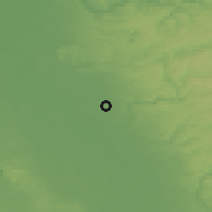 Shaded relief of the 49 km around Langenfeld, drawn from the GMTED2010 grid