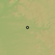 Shaded relief of the 50 km around Lauf, drawn from the GMTED2010 grid