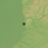 Shaded relief of the 50 km around Leimen, drawn from the GMTED2010 grid