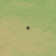 Shaded relief of the 50 km around Leonberg, drawn from the GMTED2010 grid