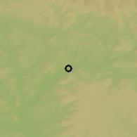 Shaded relief of the 50 km around Lichtenfels, drawn from the GMTED2010 grid