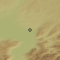 Shaded relief of the 51 km around Lindau, drawn from the GMTED2010 grid