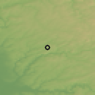 Shaded relief of the 49 km around Lindlar, drawn from the GMTED2010 grid