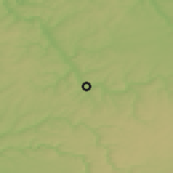 Shaded relief of the 50 km around Bad Mergentheim, drawn from the GMTED2010 grid