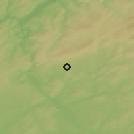Shaded relief of the 50 km around Losheim, drawn from the GMTED2010 grid